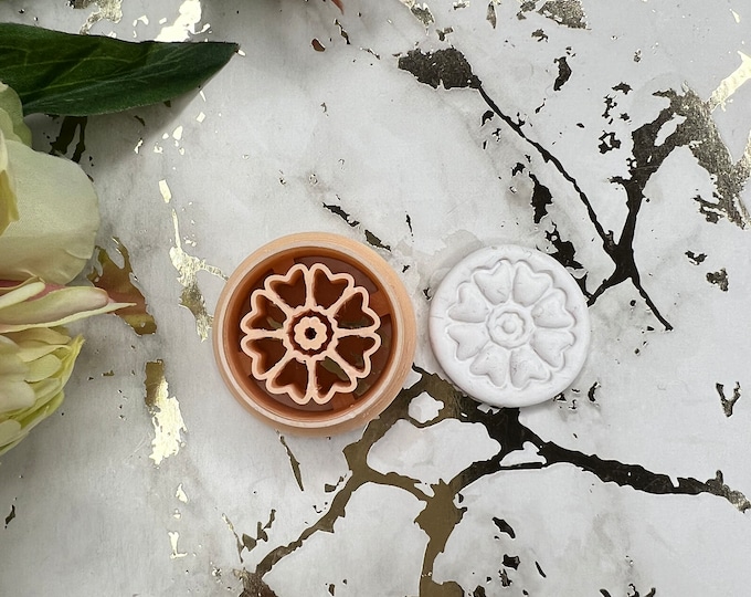 Flower 6 polymer clay cutters / earrings cutters