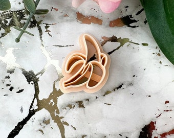 Banana 1 polymer clay cutter