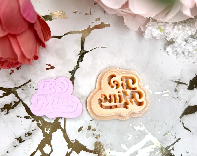 Clay cutter Be Mine| Polymer clay cutters| Valentine earrings| Ceramic tools