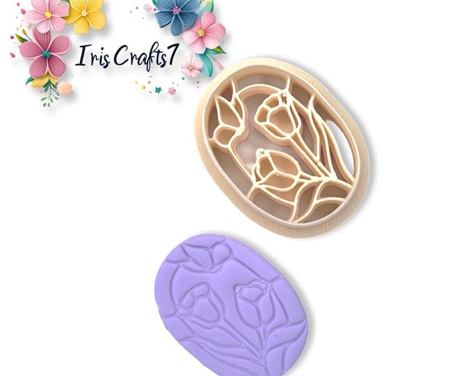 Flowers with Butterfly Polymer Clay Cutter for Handmade Earrings Jewelry Making Tool