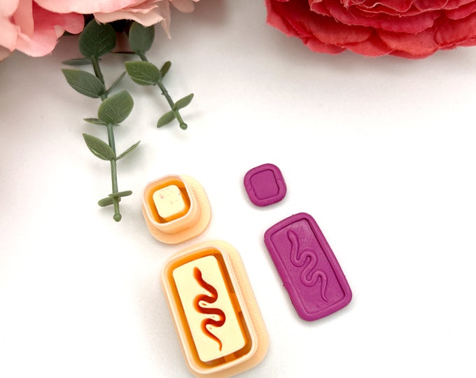 Clay cutters set Snake combo| Polymer clay cutters| Ceramic tools| Jewellery tools| Clay tools