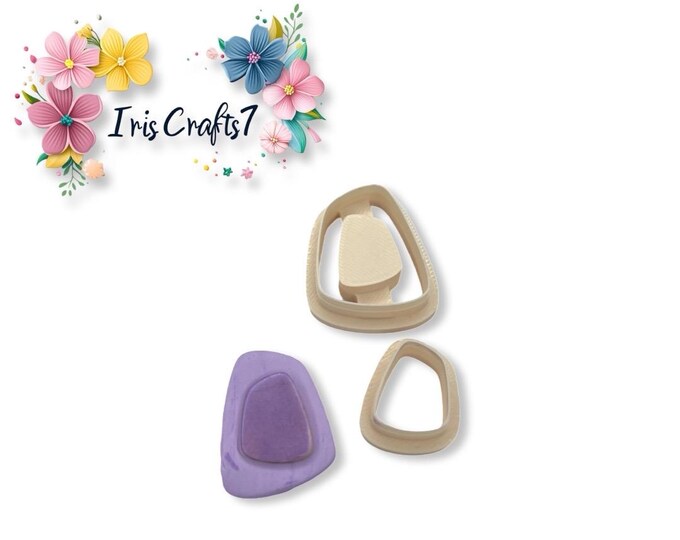 Boho Earring 7 Polymer Clay Cutter - Earring Making - Ceramic Tools