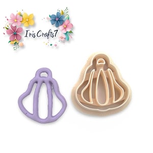 Pumpkin Polymer Clay Cutter: Fall Earrings, Jewelry Making