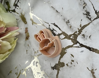 Polymer Clay Cutter Egg with Bunny Shape For Easter Earring Making, Crafting & Baking Decor