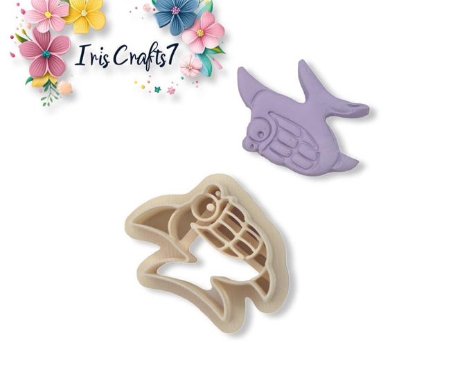 Fish Polymer Clay Cutter Tool - Cute Ceramic Fish Shape for Jewelry Crafting, Earring Making & DIY Accessories Supplies