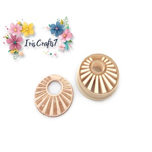 Geschulpte 11 polymeerklei uitstekers – gereedschap voor het maken van oorbellen – DIY sieraden benodigdheden – PLA 3D-geprinte klei uitstekers – Iriscrafts7
