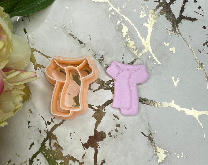 Scarf polymer clay cutters / earrings cutters