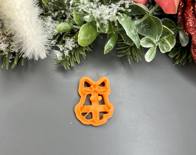 Ghost with Bow Polymer Clay Cutter - Halloween Jewellery - Ceramic tools - Handmade Earrings