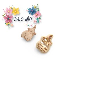 Frosch 4 Polymer Clay Cutter - Keramik Werkzeuge - Ohrringe machen