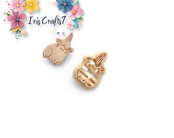 Frog 4 Polymer Clay cutter -Ceramic Tools - Earrings Making