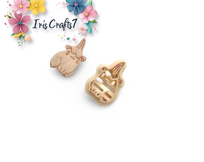 Frog 4 Polymer Clay cutter -Ceramic Tools - Earrings Making