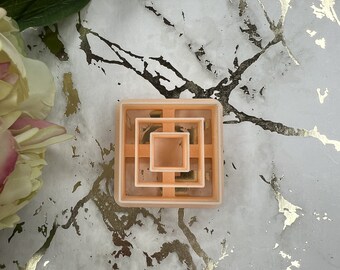 Square 2 polymer clay cutter / earrings clay cutters