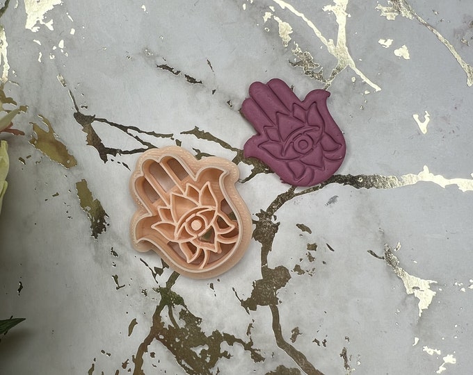 Clay cutters Fatima hand| Polymer clay cutters | Ceramic cutters | Polymer clay tools |Jewellery tools | Earring making