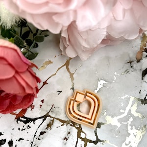 Earring Making Clay Cutters - Geometric 6 Ceramic Polymer Clay Tools for Jewelry Crafting & DIY Accessories