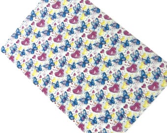 Hearts and Butterfly 2 Transfer Paper for Polymer Clay - Water soluble paper