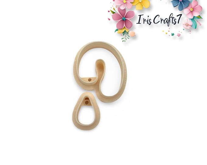 Boho Combo 3 Polymer Clay Cutters - Ceramic tools - Handmade Earrings