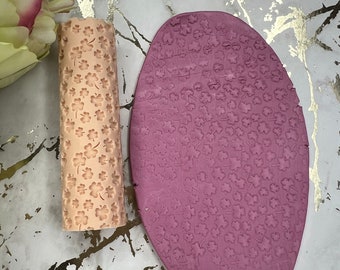 Clover Texture Roller for Polymer Clay Earrings and Jewelry Making