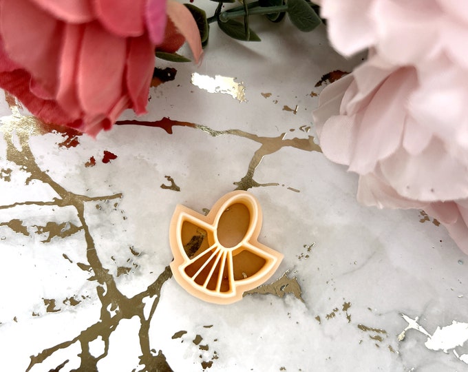 Circle Scallop clay cutter| Ceramic tools| Earring making| Polymer clay cutters
