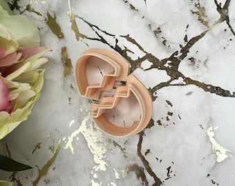 Polymer Clay Cutter Broken Egg Shape – Crafting Tool for Detailed Miniatures & DIY Art Supplies