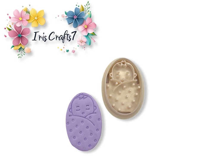 Baby Polymer Clay Cutter - Cookie Cutter - Earring Making