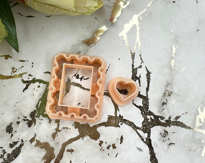 Love stamp polymer clay cutter