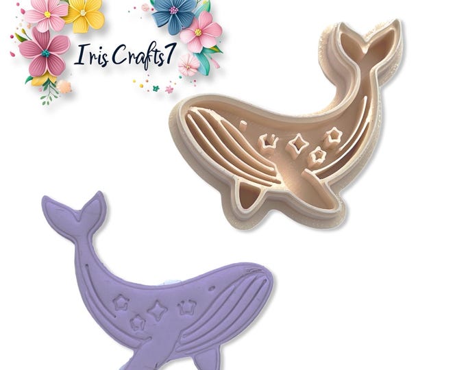 Polymer Clay Cutters Star Whale Shape for Unique Handmade Earrings Jewelry Craft Tools