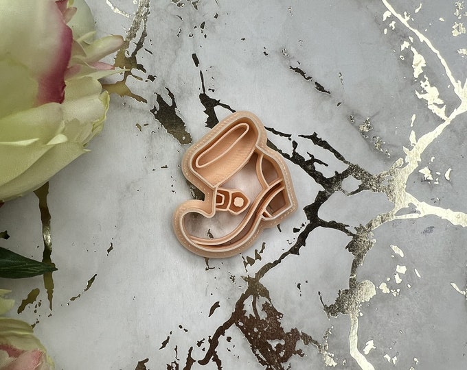 St Patrick boot polymer clay cutter