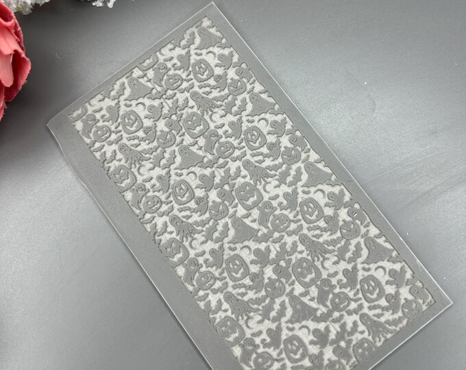 Halloween 3 polymer clay texture rubber mat_ Polymer clay tools_ Clay texture tool_ Jewellery tools