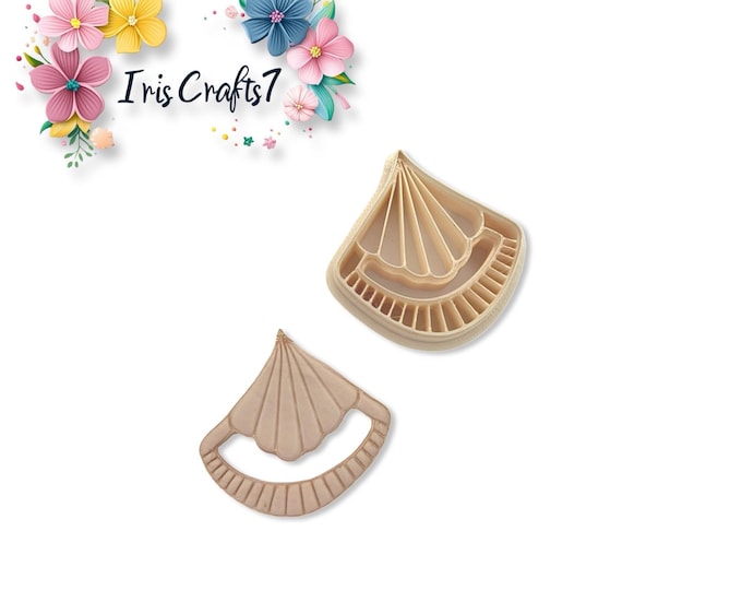 Arch Fan Polymer Clay Cutter: Modern DIY Earring Tool
