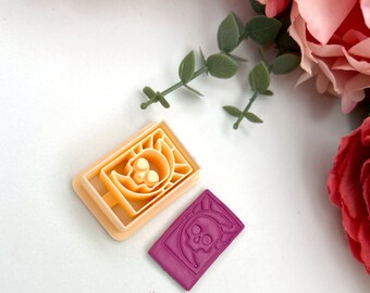 Clay cutters Death Card| Polymer clay cutters| Earring making| Ceramic cutters| Clay tools