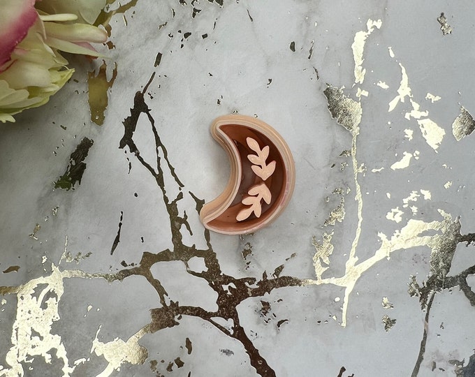 Crescent moon 2 polymer clay cutter