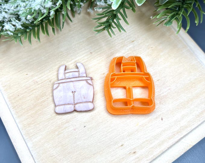 Santa Pants Polymer Clay Cutters - Handmade Earrings - Cookie Cutters - Ceramic Tools