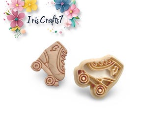 Roller Skate Polymer Clay Cutter for Retro Earring Making, Jewellery and Craft Tools
