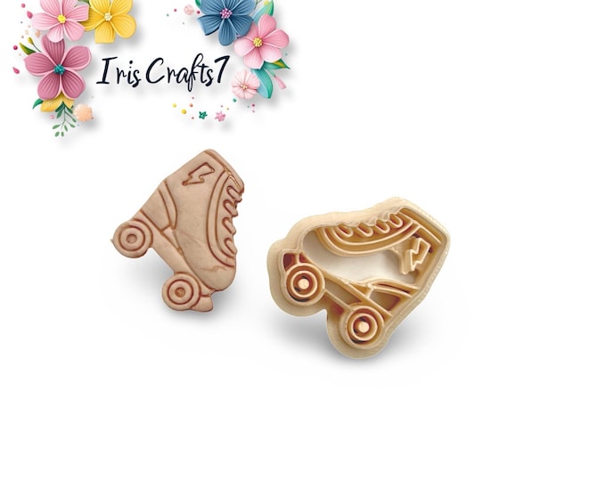 Polymer Clay Cutter Roller Skates - Ceramic tools - Cookie Cutters