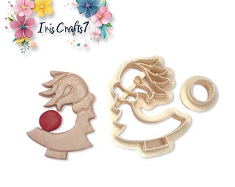 Christmas Tree Grinch Hand Polymer Clay Cutter for Handmade Earring Making