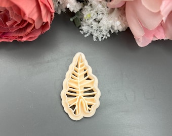 Leaf 5 Polymer Clay Cutters_ Earring Making_ Ceramic tools_ Handmade Jewellery