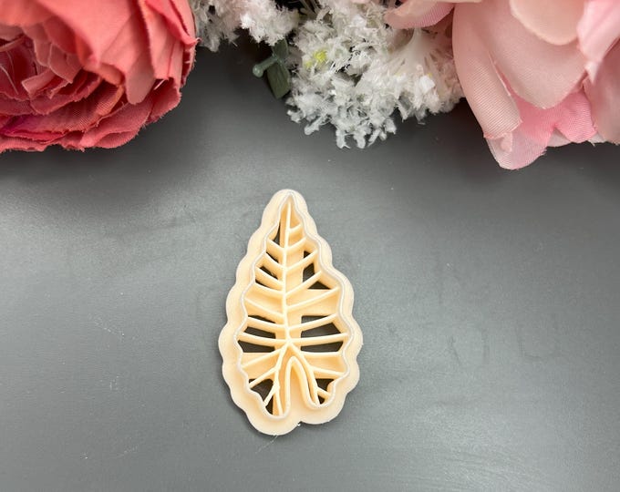 Leaf 5 Polymer Clay Cutters_ Earring Making_ Ceramic tools_ Handmade Jewellery