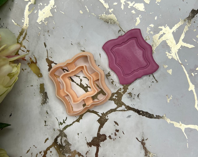 Vintage frame 2 polymer clay cutter