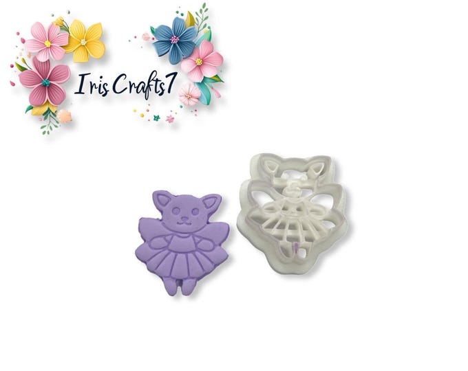 Fox Butterfly Polymer Clay Cutter - Earrings Making - Ceramic tools