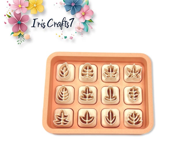 Clay Cutters Mini Leafs Set – Polymer Clay Tools for Leaf Earrings, Jewelry Making Supplies, DIY Crafts & Nature Inspired Designs