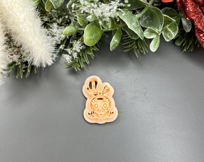 Christmas Doll Polymer Clay Cutter - Christmas Jewellery - Ceramic tools - Handmade Earrings