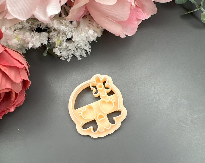 Skull Girl Clay Cutter_ Earring Making_ Polymer clay cutters_ Ceramic Tools_ Handmade Jewellery