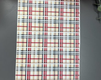 Plaid 2 image transfer paper_ Clay tools_ Earring making_ Magic transfer paper