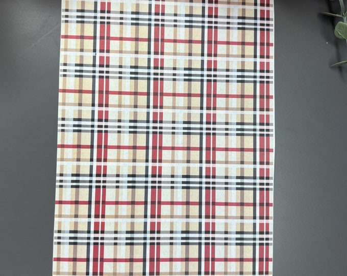Plaid 2 image transfer paper_ Clay tools_ Earring making_ Magic transfer paper