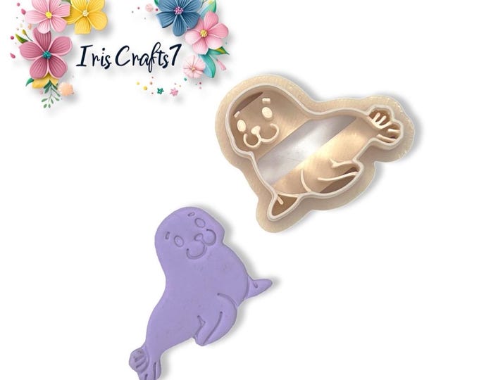 Sea Lion Polymer Clay Cutter - Earring Making