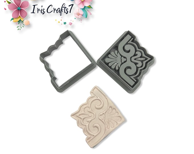 Ornamental Bookmark No 5 Polymer Clay Cutter Tool