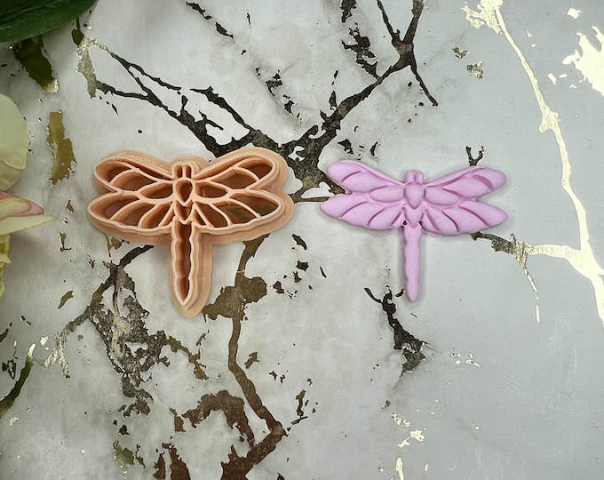 Dragonfly polymer clay cutter / earrings clay cutters