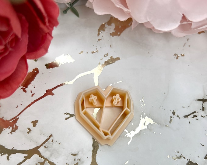 Clay cutters Coffin Heart| Polymer clay cutters| Halloween cutters| Halloween earrings| Ceramic tools
