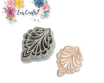 Scalloped 15 Polymer Clay Cutter Earring Jewelry Tool