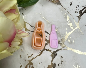 Clay Cutters Champagne Bottle Shape – Polymer Clay Tool for Earrings & Jewelry DIY